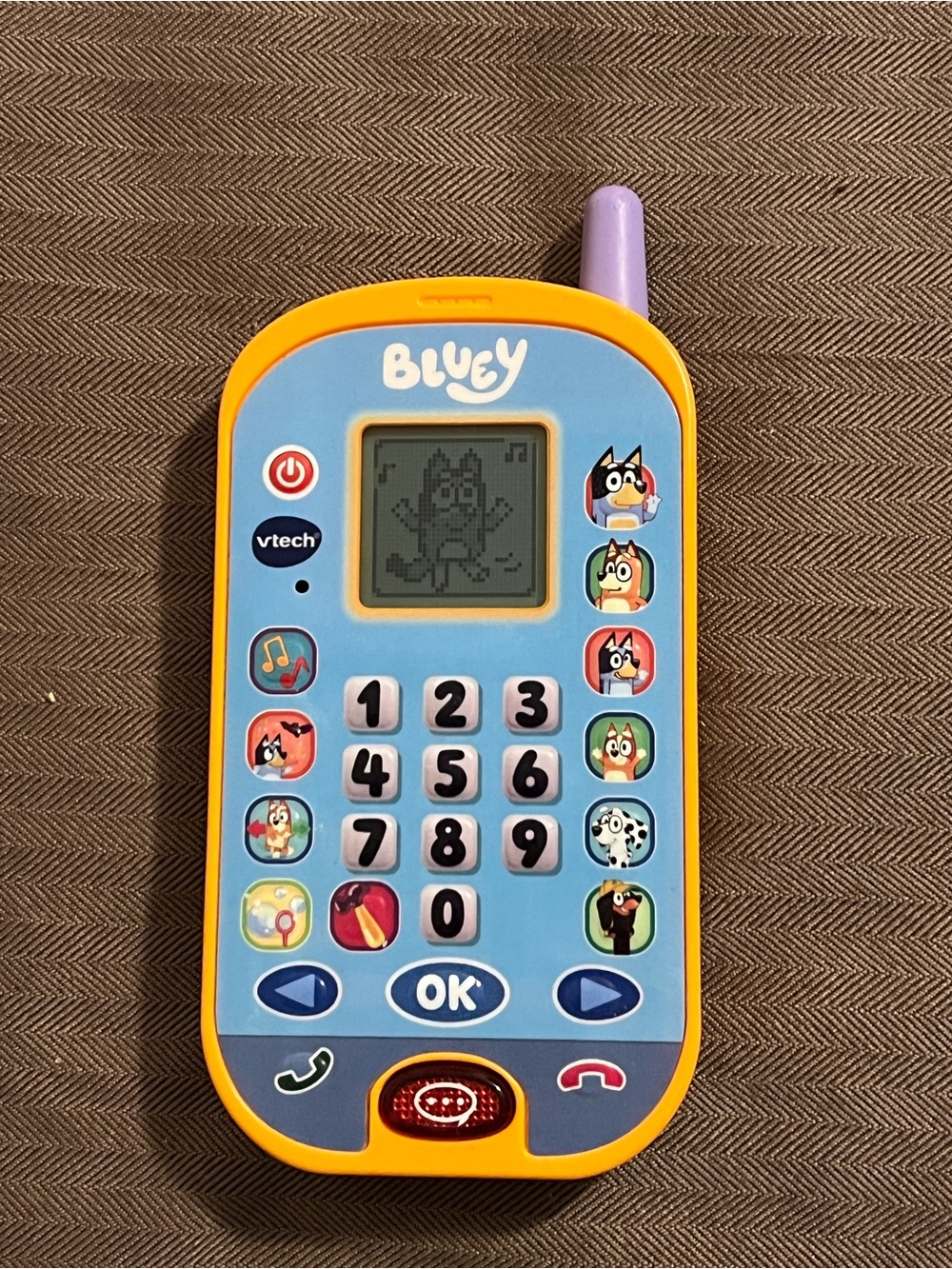 VTech Kids Bluey's Toy Phone Learning Games VT24296T One Size Orange